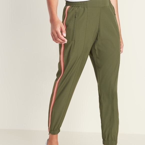 Old Navy Army Green Joggers Pants Size L - Picture 1 of 5